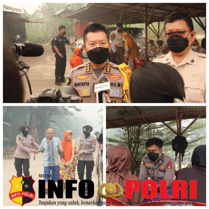 Atasi Dampak Karhutla 2026, Polda Kalbar Berikan Layanan Kesehatan Gratis
