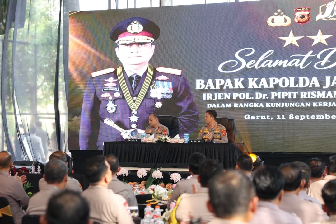 Kapolda Jabar Kunjungi Polres Garut, Tekankan Kamtibmas Berbasis Riset