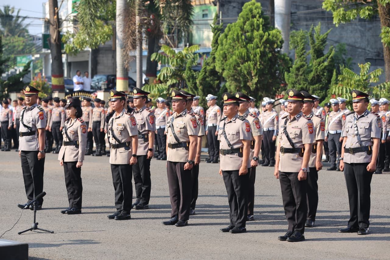 Kapolres Garut Pimpin Sertijab Sejumlah Pejabat, Tekankan Kinerja dan Integritas