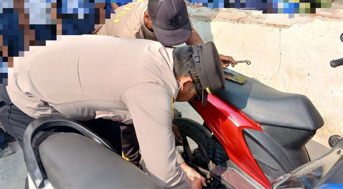 Polisi Gencarkan Edukasi Penggunaan Knalpot Tidak sesuai Spesifikasi Teknis di Sekolah, 9 Knalpot Berhasil Ditertibkan