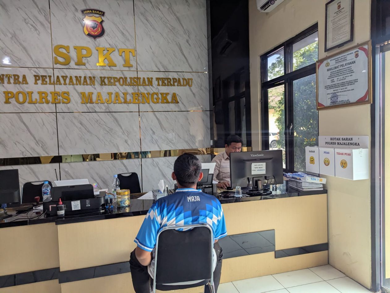 SPKT Polres Majalengka Bantu Warga Urus Kehilangan KTP