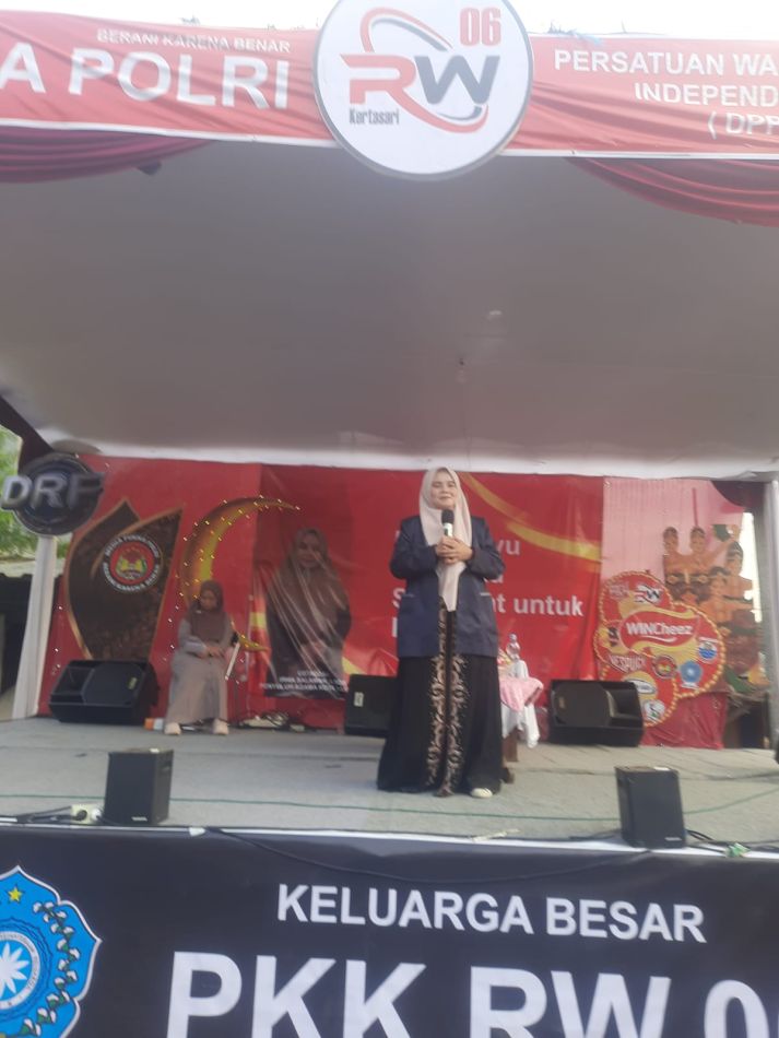 Sukses dan Khidmat, PKK RW 06 Karang Pamulang Gelar Puncak Kreasi Seni dan Tabligh Akbar