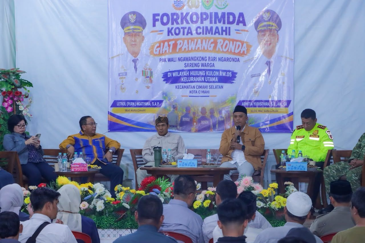 Wali Kota Cimahi Ngatiyana Turun Langsung ke Kelurahan Utama Melalui Program Pawang Ronda